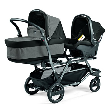 Peg Perego Duette Piroet Double Tandem Stroller - Grey