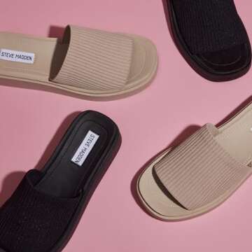 Steve Madden Balanced Slide Sandal for Women - Comfort & Style