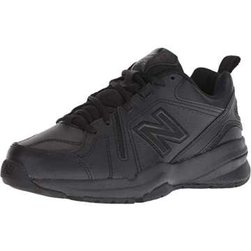 New Balance Women's 608 V5 Casual Comfort Cross Trainer, Stylish Black Comfort Shoe