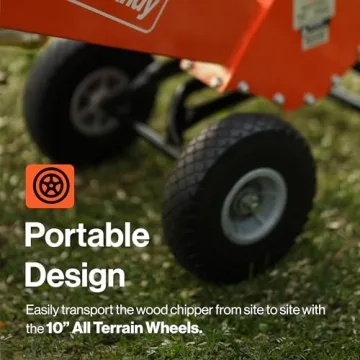 Compact 7HP SuperHandy Wood Chipper for Easy Yard Cleanup