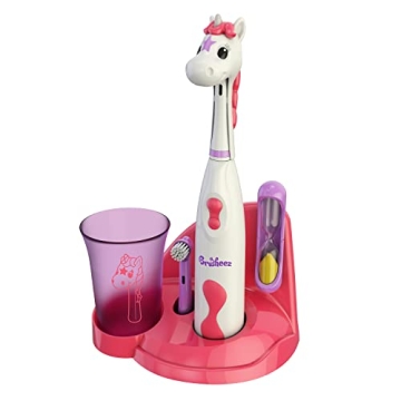 Brusheez Kids’ Electric Toothbrush Set - Safe & Effective for Ages 3+ - Parent Tested & Approved w...