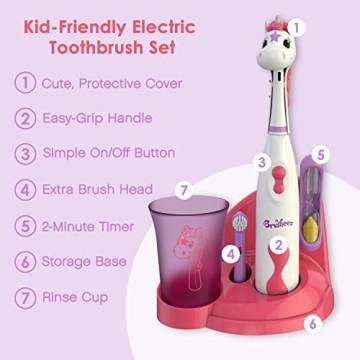 Brusheez Kids' Electric Toothbrush Set - Fun & Effective Oral Care