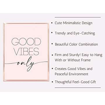 Light Pink and Grey Posters, Clean Aesthetic Coquette Cute Pictures for Bedroom, Dorm Decor, Blush Pink and Grey Room Decor for Wall, Apartment Decor for College Girls , Teen Girls 8x10 UNFRAMED