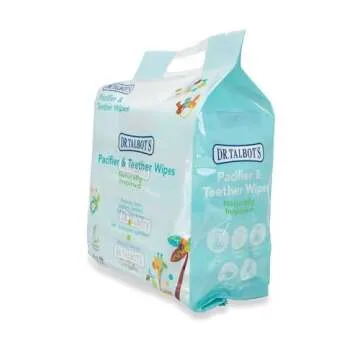 Dr. Talbot's Pacifier & Teether Wipes Naturally Inspired with Citroganix, Vanilla Milk (Pack of 4, 192 Count)