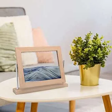 Coitak Moving Sand Art Picture, Dynamic Sand Picture, Desktop Moving Sand Art for Home Decor and Office