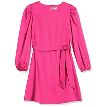 Stylish Belted Satin Dress for Any Occasion - The Drop