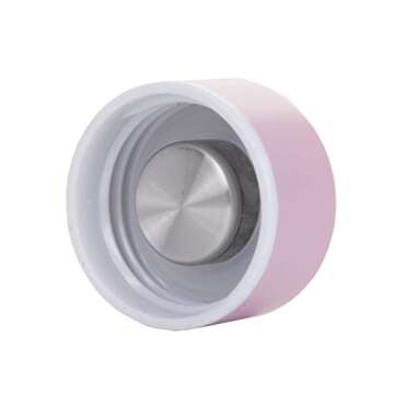 ChezMax Slim Stainless Steel Insulated Thermos Water Bottle 9.56 oz,Pink