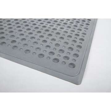 Petlinks Purr-fect Paws Litter Mat for Cats - Gray