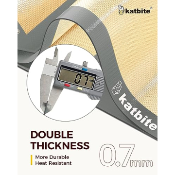 Katbite Silicone Baking Mat Set - Nonstick & Reusable