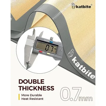 Katbite Silicone Baking Mat Set - Nonstick & Reusable