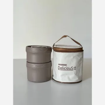 ظرف غذا قفل‌دار دوجداره؛ نشتی‌گیر، مناسب مدرسه، دانشجو و کار