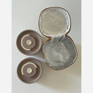 ظرف غذا قفل‌دار دوجداره؛ نشتی‌گیر، مناسب مدرسه، دانشجو و کار