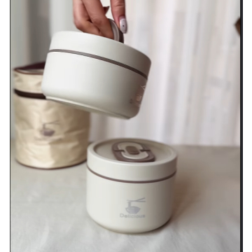 ظرف غذا قفل‌دار دوجداره؛ نشتی‌گیر، مناسب مدرسه، دانشجو و کار