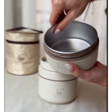 ظرف غذا قفل‌دار دوجداره؛ نشتی‌گیر، مناسب مدرسه، دانشجو و کار