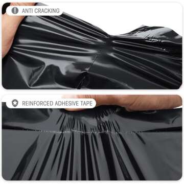 Efficient Fuxury 10x13 Black Poly Mailers for Shipping