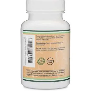 TUDCA Liver Support Supplement 500mg Capsules by Double Wood