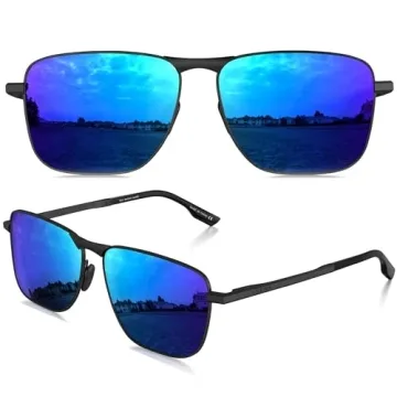 Stylish Polarized Sunglasses for Men - Black Frame