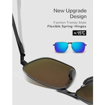 Stylish Polarized Sunglasses for Men - Black Frame