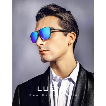 Stylish Polarized Sunglasses for Men - Black Frame