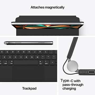 HOU Smart Slim Keyboard Case for iPad Pro and iPad Air