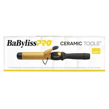 BaBylissPRO Ceramic Spring Curling Iron for Gorgeous Curls