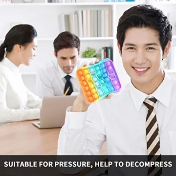 2 Packs Pop Fidget Sensory Toys for Stress Relief and Fun