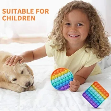 2 Packs Pop Fidget Sensory Toys for Stress Relief and Fun