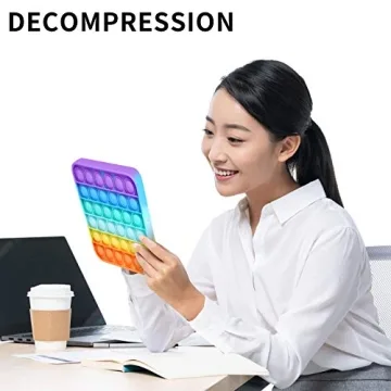 2 Packs Pop Fidget Sensory Toys for Stress Relief and Fun