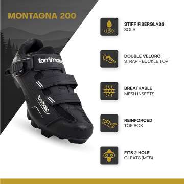 Top Tommaso Men's Mountain Bike Shoes for Performance