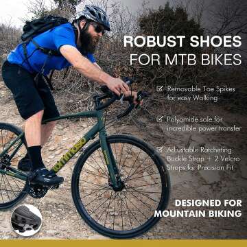 Top Tommaso Men's Mountain Bike Shoes for Performance