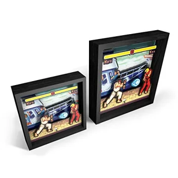 Pixel Frames Street Fighter Shadow Box Art for Gamers