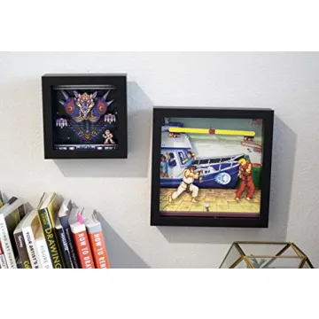 Pixel Frames Street Fighter Shadow Box Art for Gamers