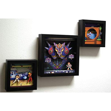 Pixel Frames Street Fighter Shadow Box Art for Gamers