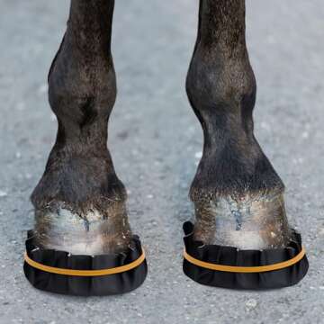Zhizaiql 12 Pack Horse Hoof Tape, Strong Sticky Wraps, Convenient and Protective Solution for Wound ...