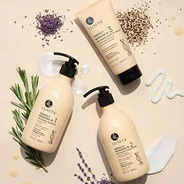 Luseta Salon Shampoo and Conditioner Set with Rosemary Oil, Acidic Bonding, Shampoo and Conditioner Sulfate Free for Women Hair Care, Repair Routine Shampoo and Conditioner for Hair Loss 2x16.9 oz