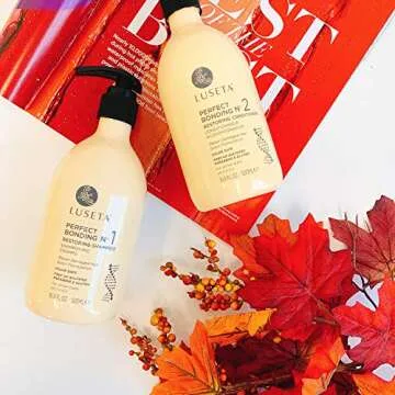 Luseta Salon Shampoo and Conditioner Set with Rosemary Oil, Acidic Bonding, Shampoo and Conditioner Sulfate Free for Women Hair Care, Repair Routine Shampoo and Conditioner for Hair Loss 2x16.9 oz