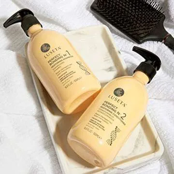 Luseta Salon Shampoo and Conditioner Set with Rosemary Oil, Acidic Bonding, Shampoo and Conditioner Sulfate Free for Women Hair Care, Repair Routine Shampoo and Conditioner for Hair Loss 2x16.9 oz