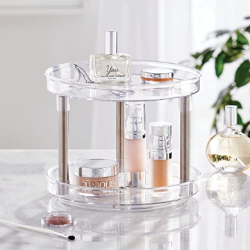 Lazy Susan 2-Tier Organizer for Bathroom and Kitchen