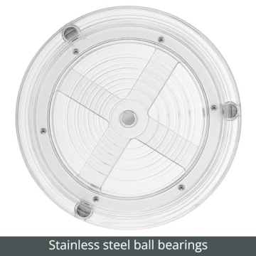 Lazy Susan 2-Tier Organizer for Bathroom and Kitchen