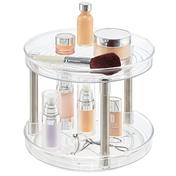 Lazy Susan 2-Tier Organizer for Bathroom and Kitchen