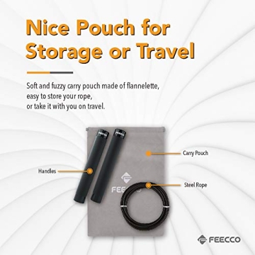 Weighted Jump Rope for Cardio, Boxing, and Crossfit