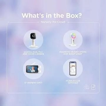 Hubble Cloud Smart Baby Monitor with 5-Inch HD Display