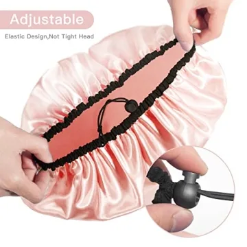 Auban Adjustable Waterproof Shower Cap in 3 Colors