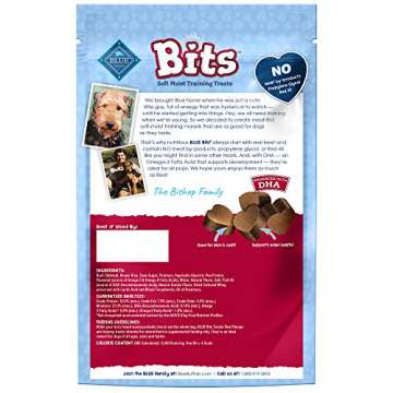 Blue Buffalo BLUE Bits Natural Soft-Moist Training Dog Treats Beef Recipe 9-oz bag