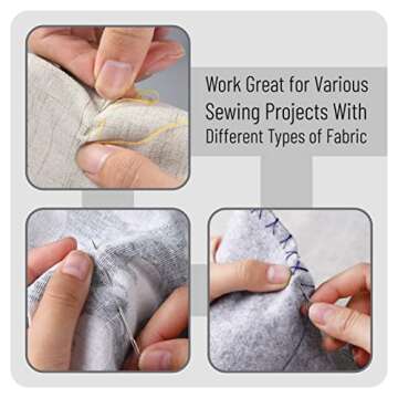 Mr. Pen- Large Eye Needles for Hand Sewing, 50 Pack, Assorted Sizes, Sewing Needles, Needles, Needles for Sewing, Embroidery Needles for Hand Sewing, Sewing Needles Large Eye