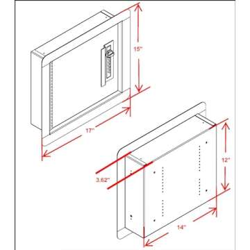 V-Line Quick Vault Locking Storage for Guns and Valuables - Secure Ivory Keeper