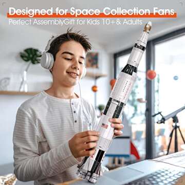NASA Saturn V 3D Puzzle for Kids and Adults - Space Exploration
