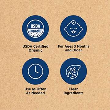 Matys Organic Baby Cough Syrup Day & Night Value Pack For Babies & Infants 3 Months + Up, Soothing Daytime & Nighttime Cough Relief, Made with Agave Syrup, Melatonin & Dye Free, 2 Pack, 2 Fl Oz Each