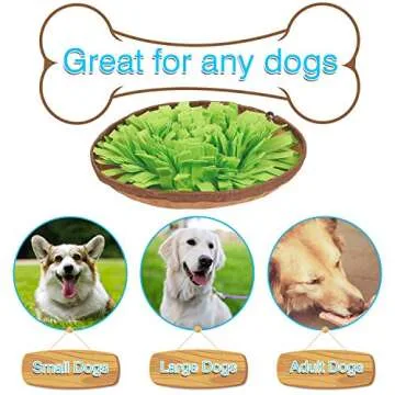 Emarth Snuffle Mat for Dogs - Interactive Slow Feeding Puzzle