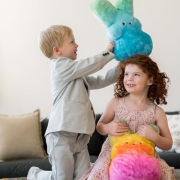 Shaggy Bunny Peeps 15” Plush Toy for Easter Joy